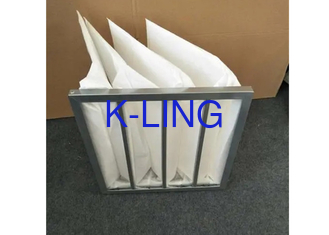 Galvanisierter Fram-Taschen-Luftfilter für Klimaanlage-mittleren Beutelfilter