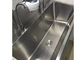 Edelstahl-Krankenhaus-medizinisches Waschbecken mit fußbetätigtem Sensor