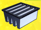 Portierbares MERV 13 V - Bank-Filter-Luftreiniger der Zellenv, ABS Plastikrahmen