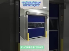 Reinraum-Labor-Luftdusche aus Edelstahl der Klasse 10000, SPS-Steuerung