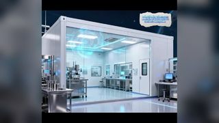 Modularer Reinraum für Mikroelektronik ISO-zertifiziert