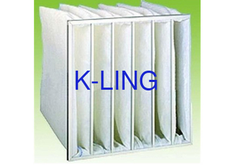 Taschenluftfilter mit Aluminiumlegierungsrahmen für Luftfeuchtigkeit