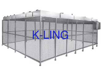 Maßgeschneiderte Trennwand Softwall Reinraum mit Aluminiumrahmen