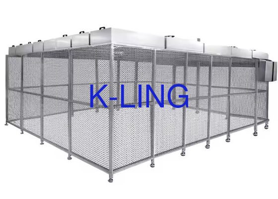 Customized Size Softwall Reinraum mit Aluminiumlegierungsrahmen und PVC-Film für kontrollierte Umgebungen