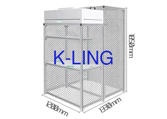 Aluminiumrahmen Laminarstrom-Booth Laminarstrom-Reinigungsraum H13-H14 HEPA-Filter