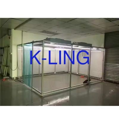 White Clean Booth Class 10-10000 Cleanliness for Superior Cleanroom Performance