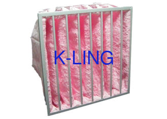 Wiederverwendbare multi Taschen-Klimaanlagen-Belüftungs-Luftfilter-synthetische Faser-Glasfaser