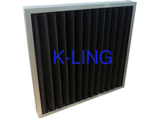 Aktivkohle gefalteter Platten-Luftfilter-Klimaanlage Hepa-Filter-Raum-Luftreiniger