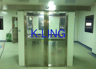 Drei Seiten-Schlagedelstahl pharmazeutisches Cleanroom-Luft-Duschsystem 380V 60HZ