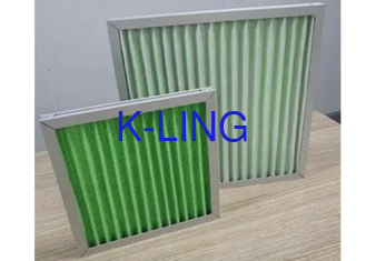 Grüner gefalteter Leistungsfähigkeits-Polyester-Medien-Filter der Platten-Luftfilter-G1 G3