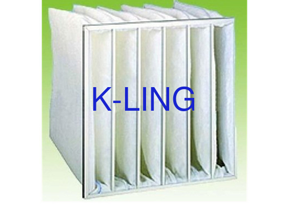 Taschenluftfilter mit Aluminiumlegierungsrahmen für Luftfeuchtigkeit