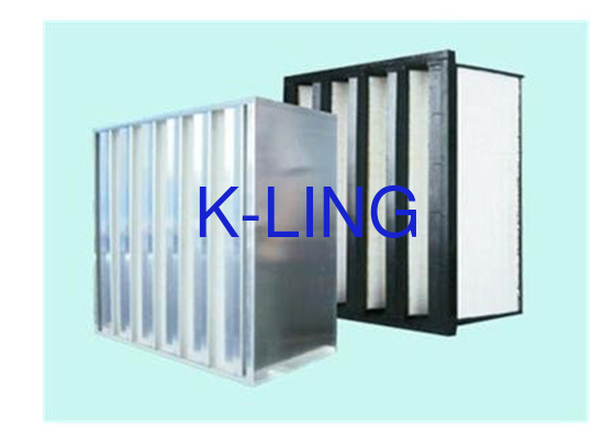 V-Zellfilter - Staubspeicherkapazität 18 m2 Konsistente Filtration Effizienz F9
