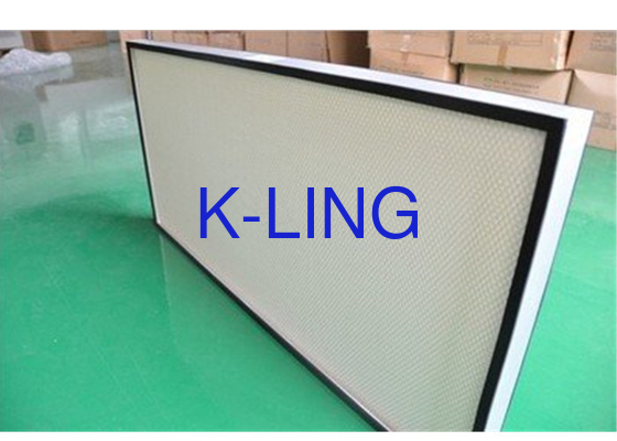 Anpassung ≤ 100 °C Heißschmelz-Klebstoff-Mini-Pleated Aluminiumlegierung ULPA-Luftfilter
