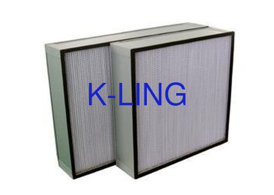 ULPA-Filter mit Aluminiumlegierungsrahmen und Liquid Jelly Glue Seal