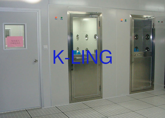220V/50Hz Edelstahl-Reinigungsraum-Luftdusche mit 20-25 M/s Luftgeschwindigkeit
