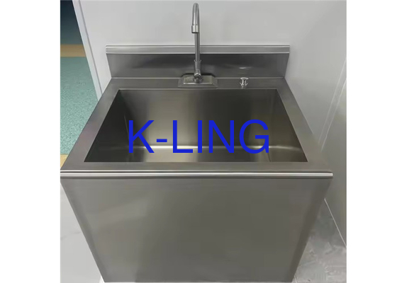 1-1,2 mm Edelstahl Dicke kundenspezifische Hände frei Weiß / Grau Waschbecken