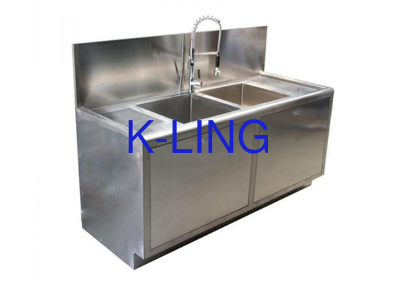 Edelstahl-Reinigungsraum-Handwaschbecken-Seifen-Dispenser mit manuellem / automatischem Sensor