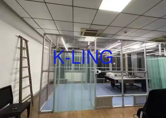 4.0m*2.0m*2.2m Modularer Reinfach mit 99,99% Effizienz HEPA-Filtrationssystem