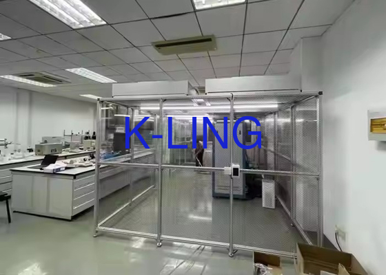 4.0m*2.0m*2.2m Modularer Reinfach mit 99,99% Effizienz HEPA-Filtrationssystem