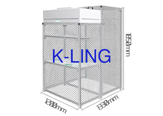 Einrichtungsgemäße / nicht einrichtungsgemäße Softwall-Reinigungsstuben