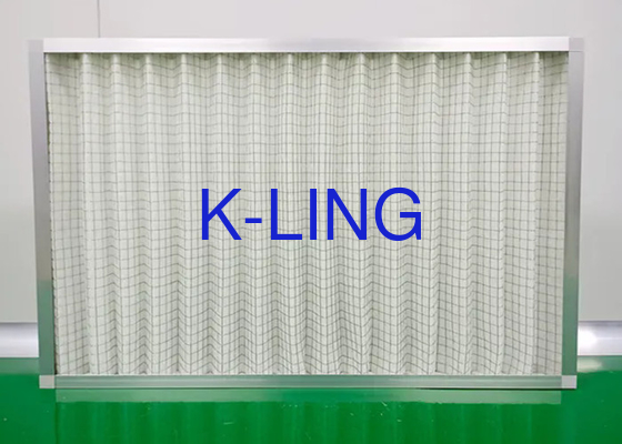 Auf Wunsch gedruckt Pharmazeutische Reinraum-Pleated Panel Luftfilter