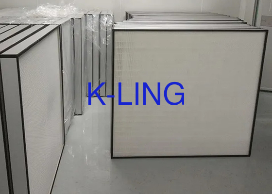 Luftstrom HEPA-Luftfilter mit 99,995% Effizienz und 0,45 m/s Luftgeschwindigkeit