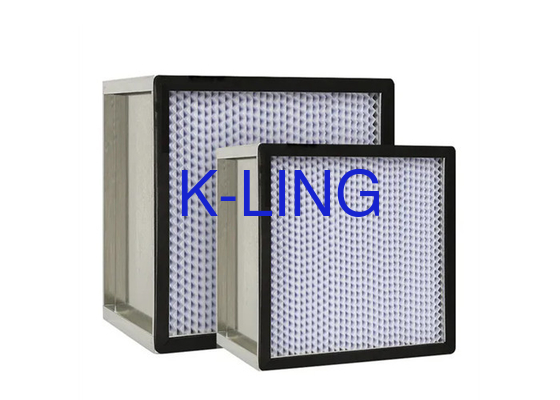 ULPA-Luftfilter Hochleistungsluftfilter mit maximaler Betriebstemperatur von 80°C