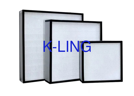 1000 M3/h Luftdurchfluss ULPA-Luftfilter mit 99,9995% Filtrationswirksamkeit und Metallschirm auf beiden Seiten