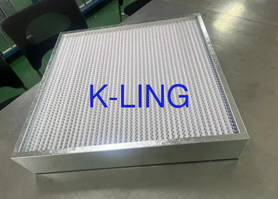 Hochtemperaturbeständigkeit ULPA Luftfilter und Ultrafeinglasfasermedien Höchstbetriebstemperatur 200°C