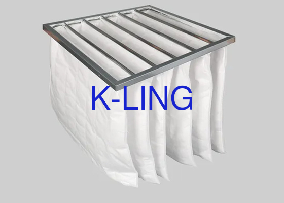 Synthetische Fasermedien Taschenluftfilter Mittelfilter für die Kontrolle von Luftallergenen