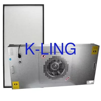Klasse 100-1000 Reinigungsventilatorfilter in pulverbeschichtetem Stahl und Silber für höchste Effizienz