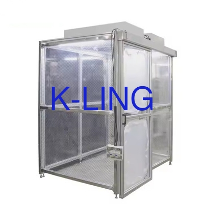 Originaler Softwall-Reinraum von GuangDong mit Aluminiumrahmenmaterial 4000x4000x2596mm
