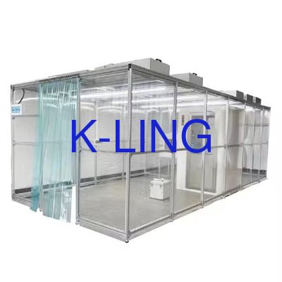 White Clean Booth Class 10-10000 Cleanliness for Superior Cleanroom Performance
