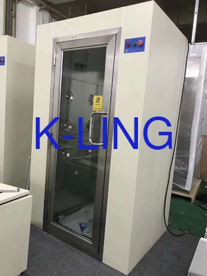 Manuelle Drehtür aus Edelstahl 304 für Luftduschen in Reinräumen zur Kontaminationsvermeidung