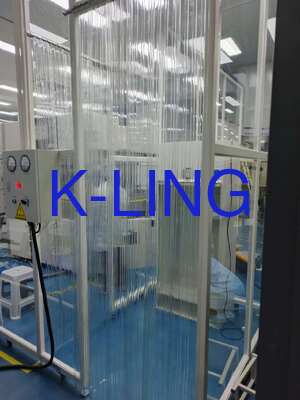 Pharmazeutische Softwall Reinraum mit Aluminiumprofil Ecke Behandlung und schnelle Montage für sterile Produktion