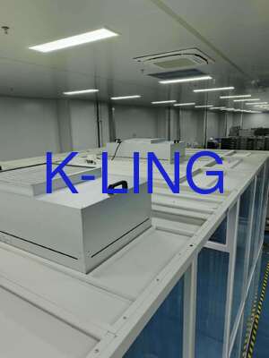 ISO 8 Softwall Reinraum mit 0,45 m/s Luftgeschwindigkeit und H14 HEPA-Filtration zur Kontaminationsbekämpfung