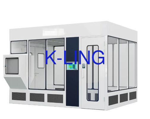 Feuerfestes Reinzimmer mit transparenten Fenstern und ISO5-ISO8-Reinigungsgrad Modularreinzimmer