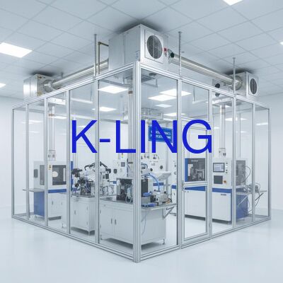 Modularer Reinraum mit ISO5/ISO6/ISO7/ISO8-Reinigungsgrad, HEPA-Filter und Vorfilterluftfilterung und modularer Installation