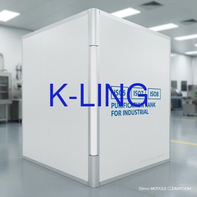 50mm Sandwichplatten-Modul-Reinraum mit ISO5 ISO6 ISO7 ISO8 Reinigung für industrielle Nutzung