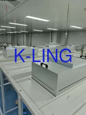 PVC Vinyl Floor Modular Cleanroom With Integrated Ceiling HEPA Filters Easy To Clean And Maintain Modular Cleanroom Space