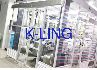 Modularer Reinraum für PVC-Vinylboden mit Doppelschicht-Vakuum-organischem Glasfenster und 1000-Reinheitsniveau für das Labor