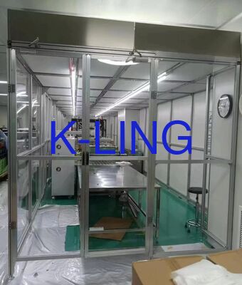 ISO 5 Modular Cleanroom mit PVC-Vinyl-Boden und Geräuschpegel von weniger als 65 dB