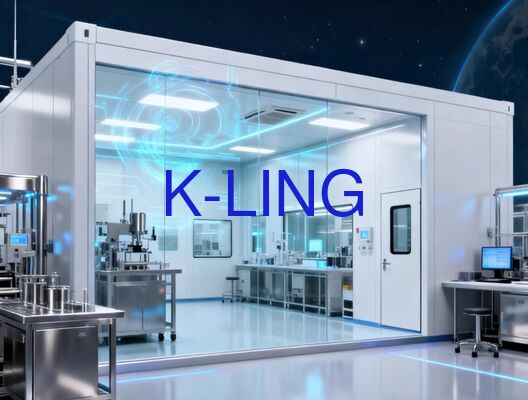 Modularer Reinraum der Klasse 1000 mit 50 mm Dicke und HEPA/ULPA-Filtern für die Halbleiterherstellung