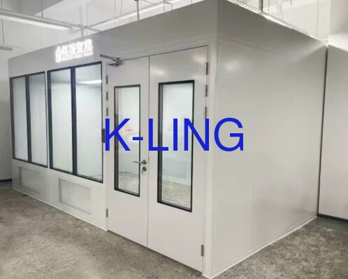 Modularer Reinraum mit HEPA/ULPA-Filtern, 350 Lux Beleuchtung und 50 mm Dicke für kontrollierte Umgebungen