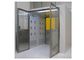 Halber Glas-SUS 304 Rahmen-Tür-Fracht-Luft-Duschtunnel für Cleanroom-Eingang