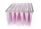Nicht Standardtaschen-Luftfilter F7 - rosa Farbe der Leistungsfähigkeits-F9