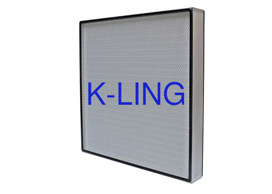 AHU-Aluminiumrahmen-Mini Pleated Air Filter H13 H14 Filter HVAC-Industrie-HEPA