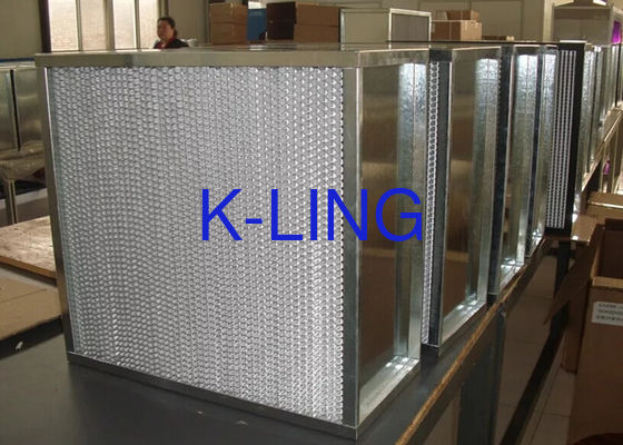 Hohe Kapazitäts-Kasten der Leistungsfähigkeits-H14 reden Hepa-Luftfilter mit Schindel an