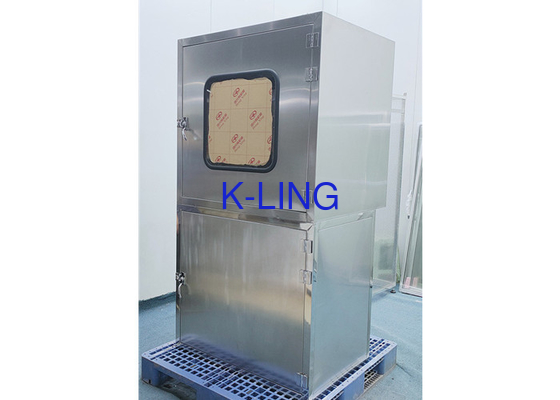Cusmoter fertigte Edelstahl 304 Cleanroom-Durchlauf-Kasten mit Werkzeug-Kabinett besonders an