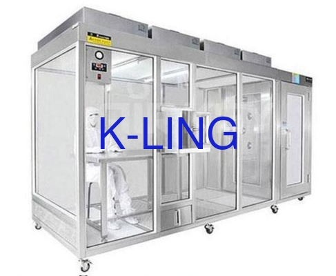 Aluminiumlegierungs-Rahmen Softwall-Reinraum 300 Lux Lighting Surface Treatment Polishing